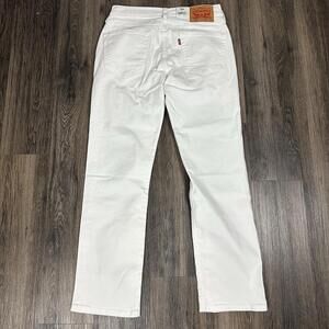 Levi's 514 Men's Jeans 30x30 White Straight Leg Jeans Modern Casual City NWT